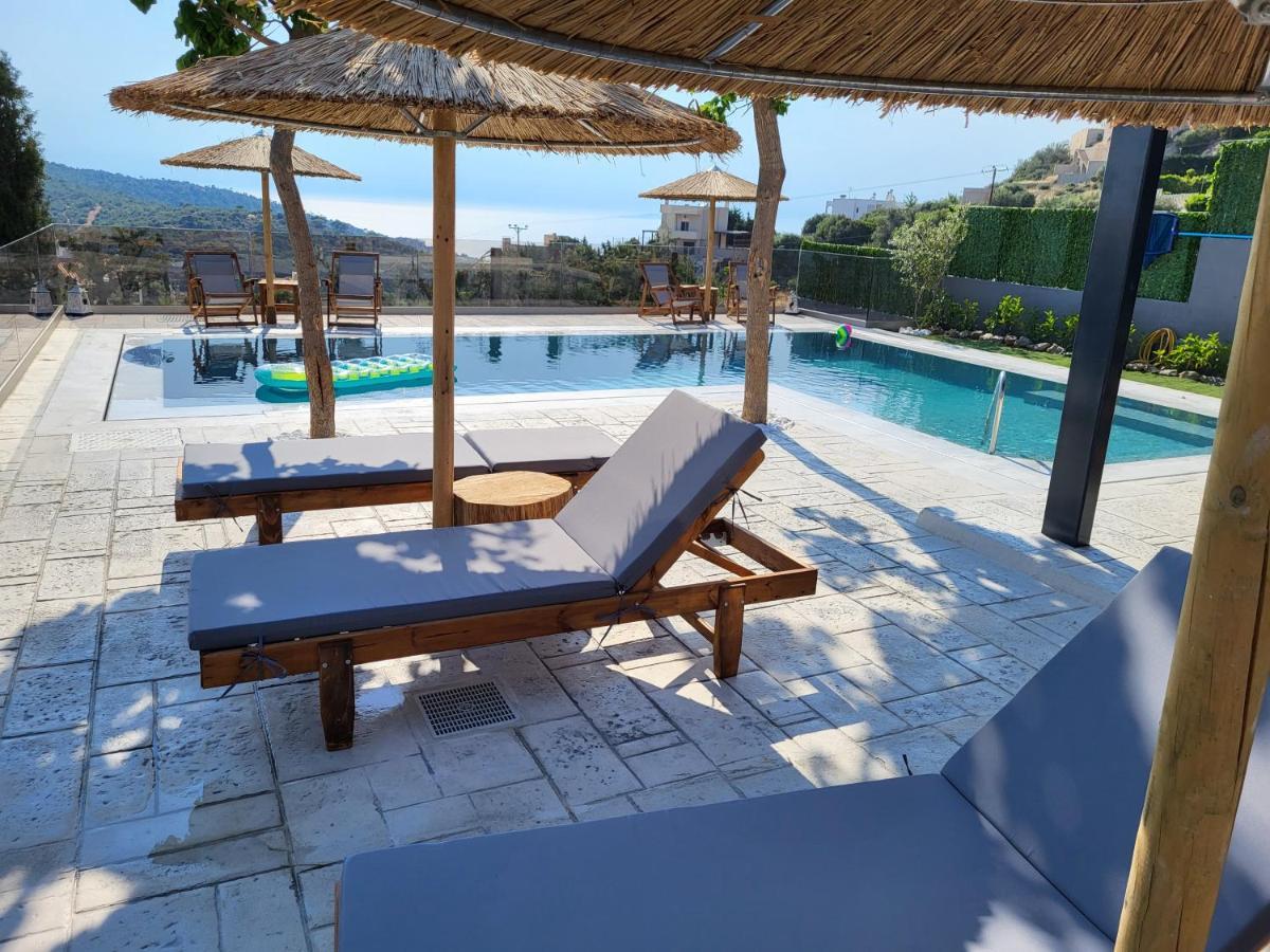 Stergiou Luxury Apartments With Shared Pool Анависсос Экстерьер фото