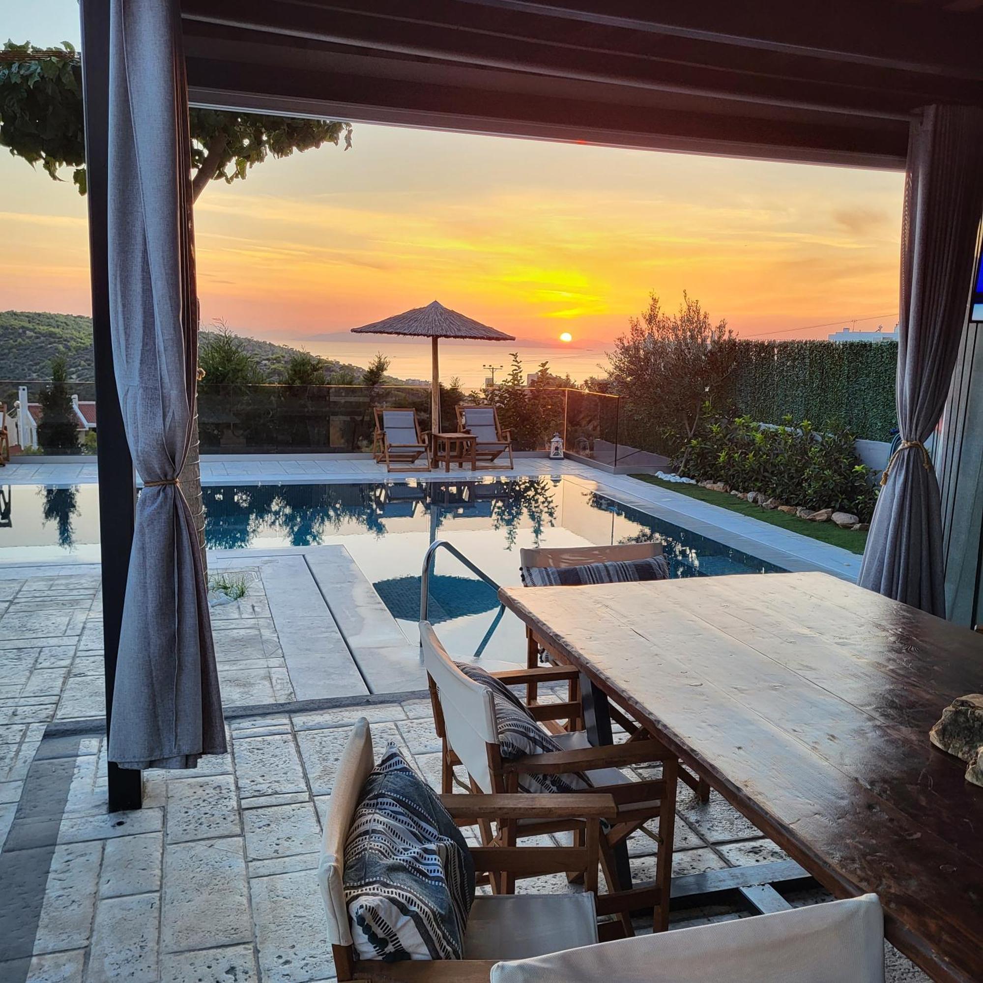 Stergiou Luxury Apartments With Shared Pool Анависсос Экстерьер фото